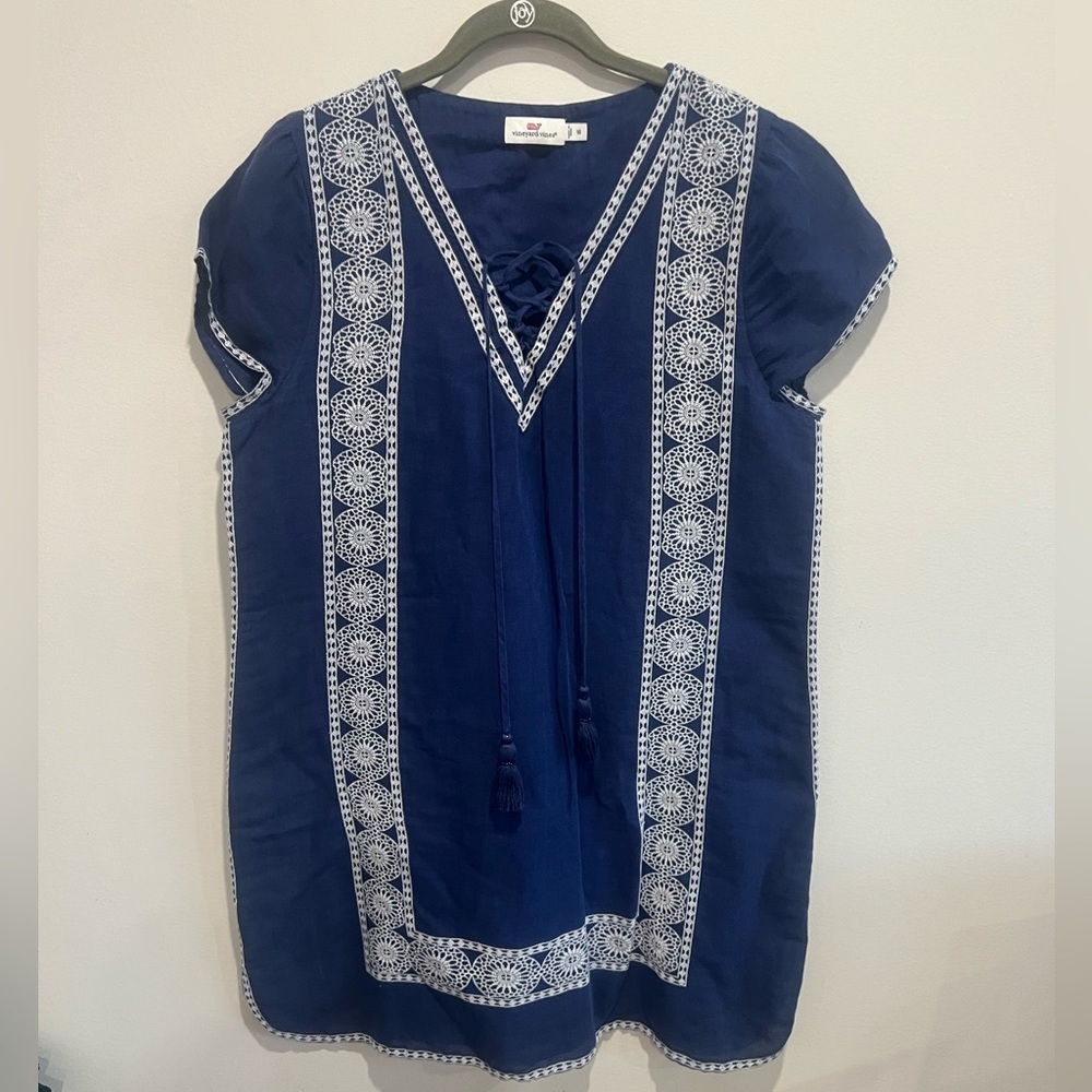 Vineyard Vines Lace up Tunic Dress size 16